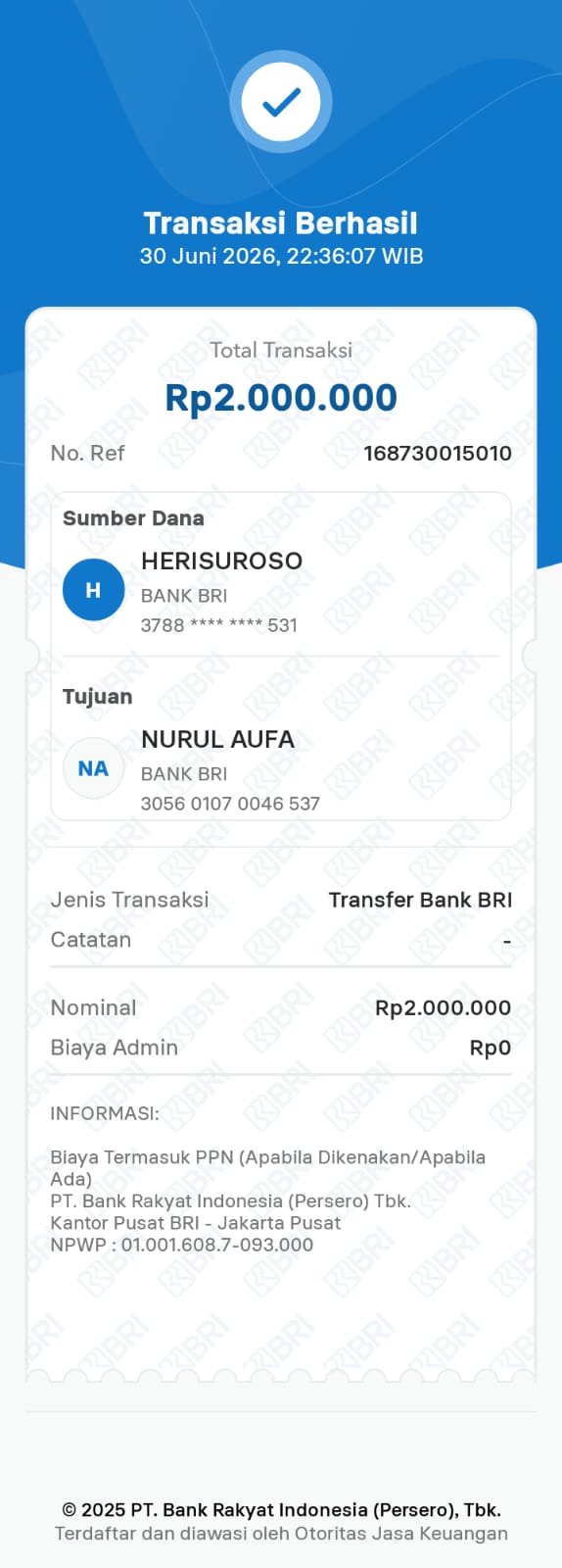 Cerita pelanggan Nurul Aufa