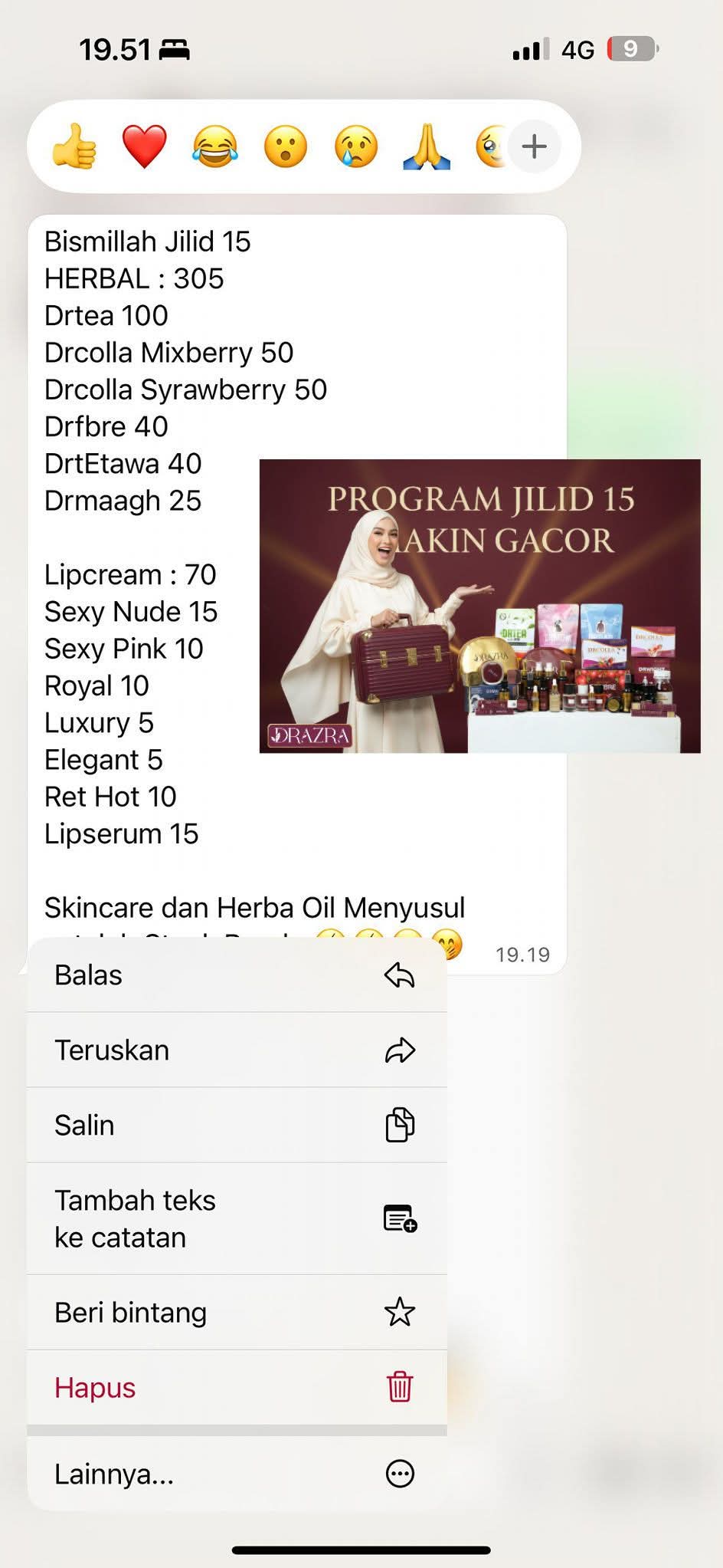 Cerita pelanggan Nurul Aufa