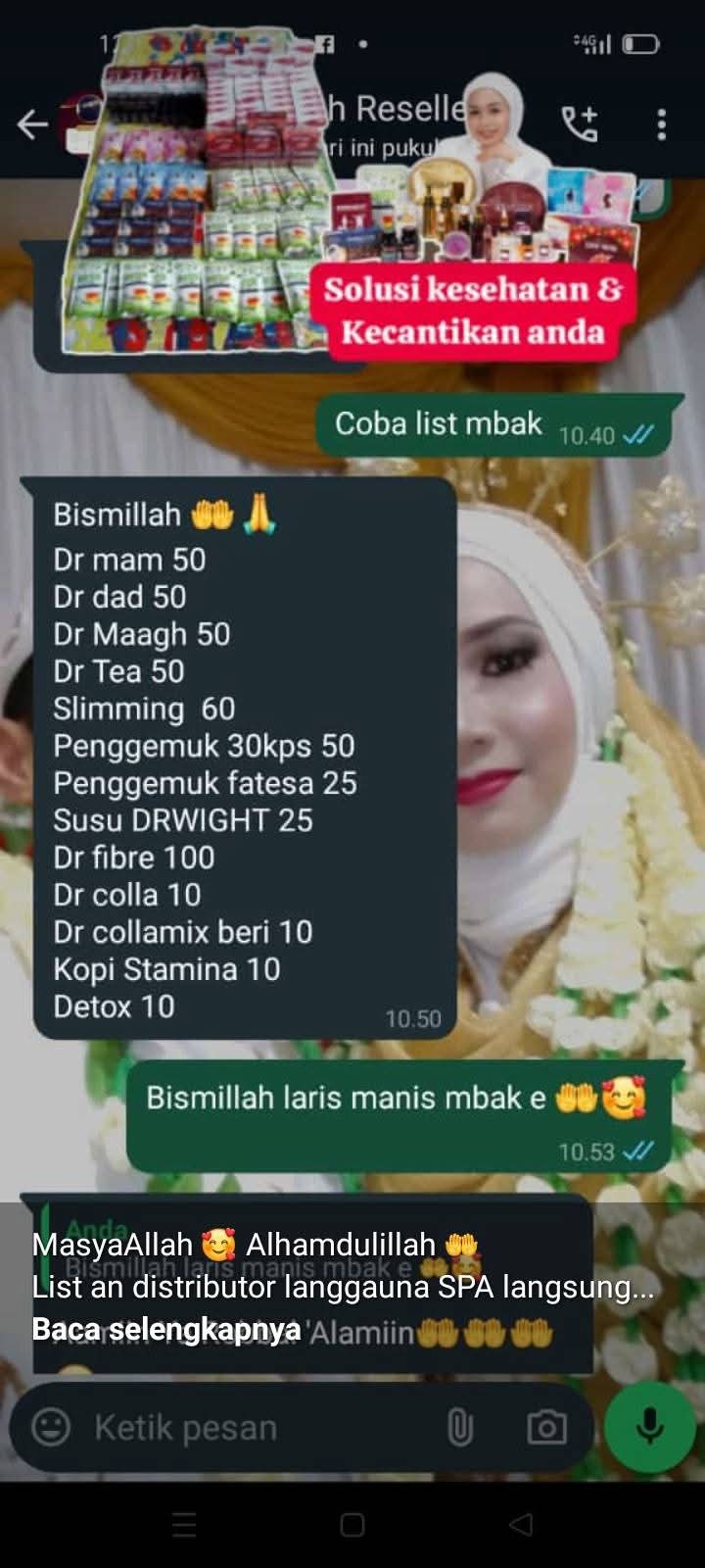 Cerita pelanggan Nurul Aufa