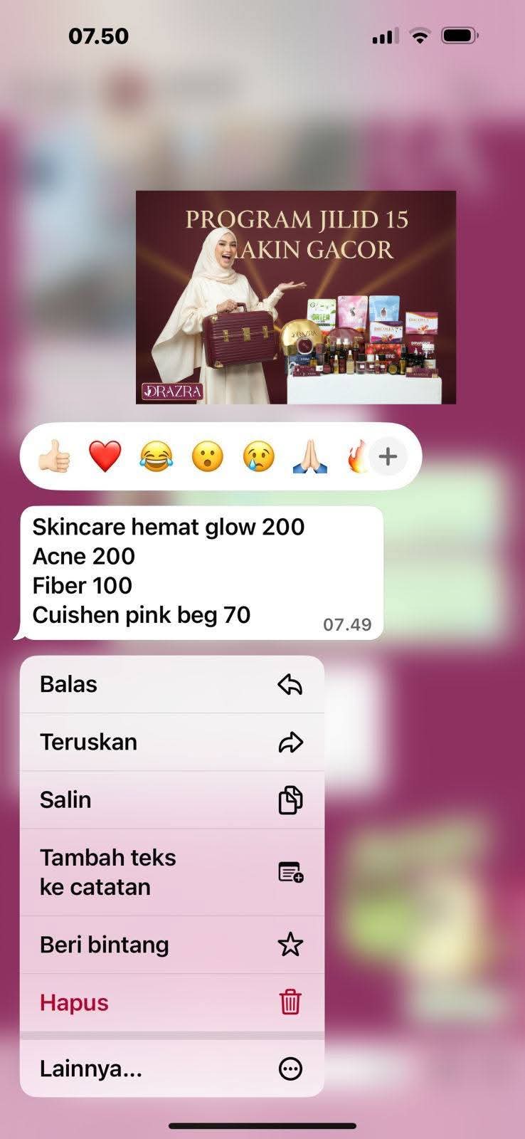 Cerita pelanggan Nurul Aufa